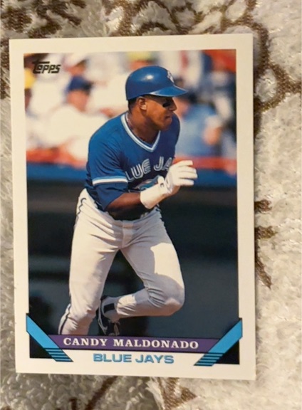1993 Topps #213 Candy Maldonado — front