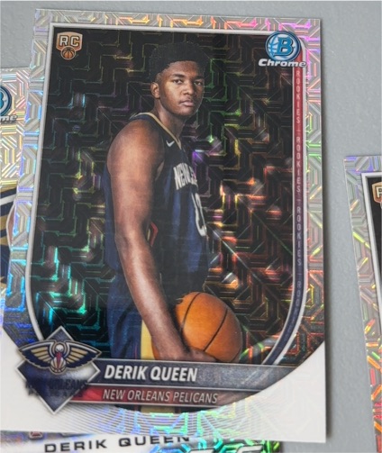 2025-26 Bowman Chrome #BCV-13 Derik Queen — front