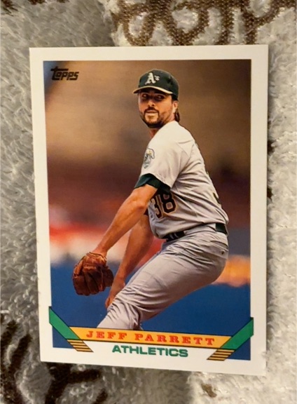 1993 Topps #209 Jeff Parrett — front