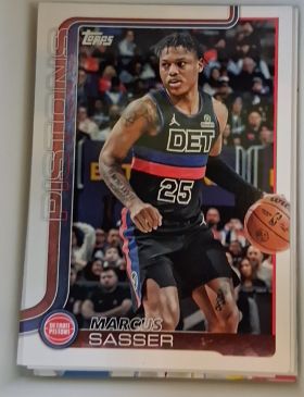 2025-26 Topps #46 Marcus Sasser — front