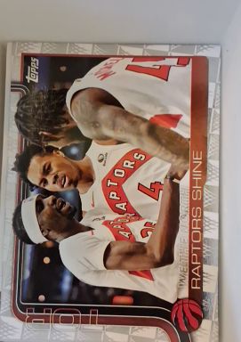 2025-26 Topps #276 Raptors Shine Scottie Barnes — front