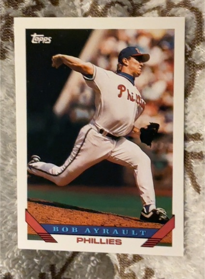 1993 Topps #126 Bob Ayrault Philadelphia Phillies — front