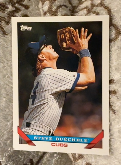 1993 Topps #74 Steve Buechele Chicago Cubs — front