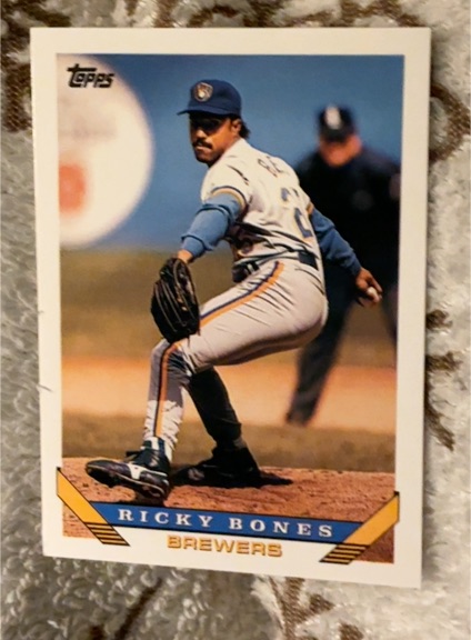 1993 Topps #71 Ricky Bones — front