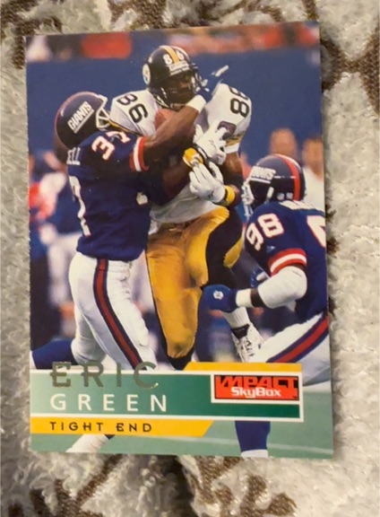 1995 SkyBox Impact #113 Eric Green — front