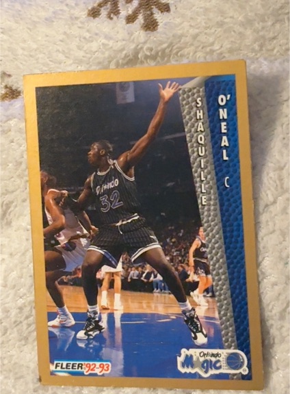 1992-93 Fleer #401 Shaquille O'Neal — front