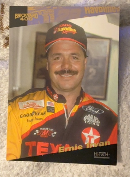 1994 Hi-Tech Brickyard 400 #79 Ernie Irvan — front