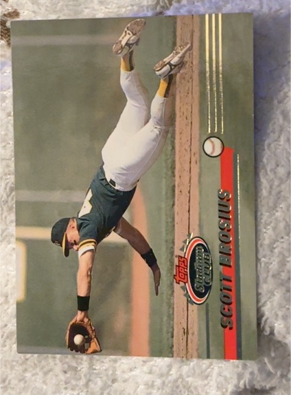 1993 Topps Stadium Club #62 Scott Brosius — front