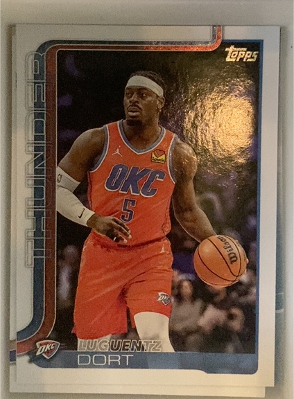 2025 Topps #117 Luguentz Dort — front