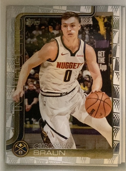2025-26 Topps #102 Christian Braun — front