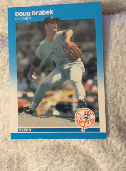 1987 Fleer #96 Doug Drabek — front