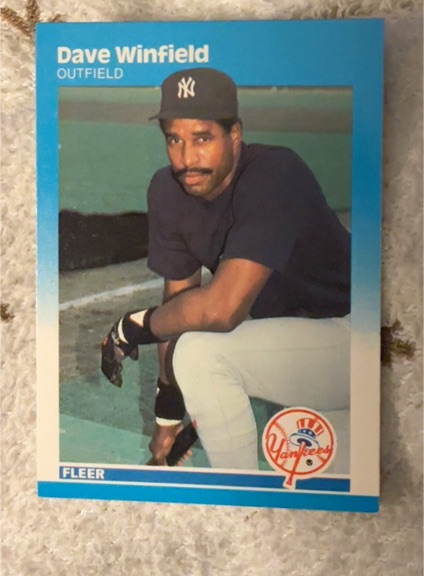 1987 Fleer #120 Dave Winfield — front