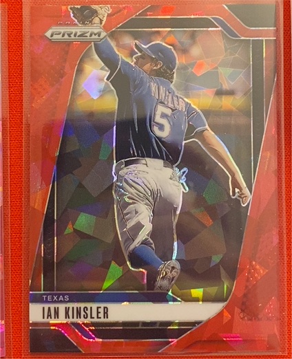 2025 Panini Prizm #261 Ian Kinsler Blue Ice Prizm — front