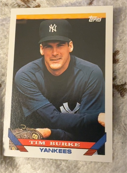 1993 Topps #249 Tim Burke — front