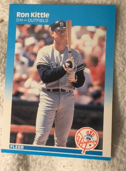 1987 Fleer #103 Ron Kittle New York Yankees — front