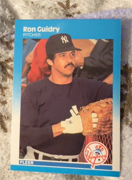 1988 Fleer #207 Ron Guidry — front