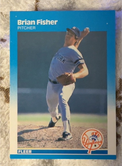 1987 Fleer #99 Brian Fisher — front