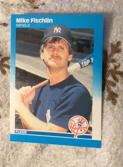 1987 Fleer #98 Mike Fischlin — front