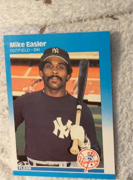 1987 Fleer #97 Mike Easler — front