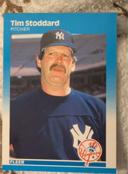 1987 Fleer #116 Tim Stoddard — front