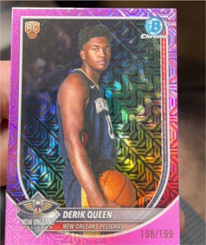 2025 Bowman Chrome #BCV-13 Derik Queen — front