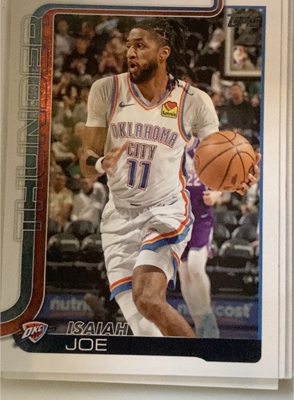 2025-26 Topps #121 Isaiah Joe — front