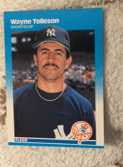 1987 Fleer #118 Wayne Tolleson — front
