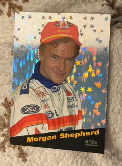 1995 Hi-Tech Brickyard 400 #BY10 Morgan Shepherd — front