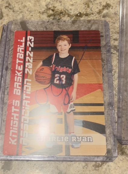 2022-23 Knights Basketball Association Charlie Ryan — front