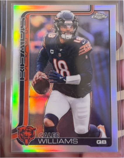 2025 Topps Chrome #52 Caleb Williams — front
