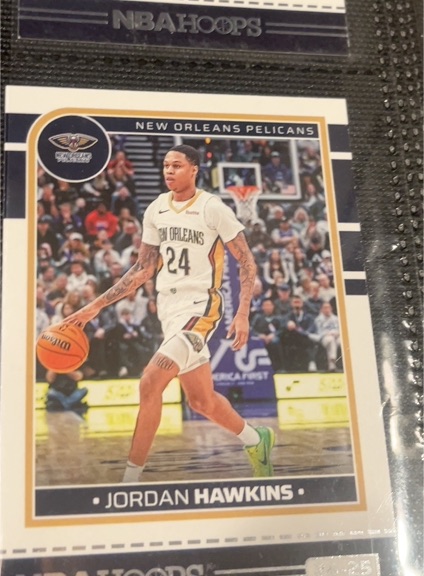 2024-25 Panini NBA Hoops #109 Jordan Hawkins — front