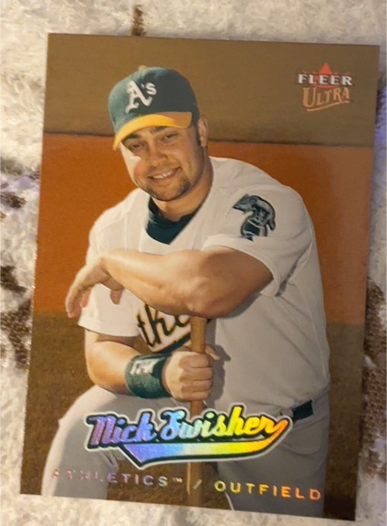 2005 Fleer Ultra #220 Nick Swisher — front
