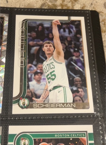 2025-26 Topps #5 Baylor Scheierman — front