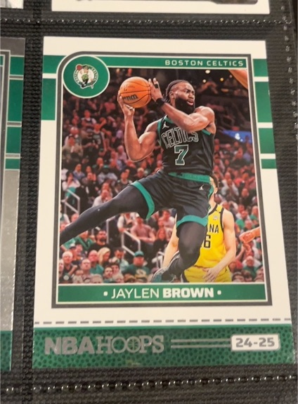 2024-25 Panini NBA Hoops #24-25 Jaylen Brown — front