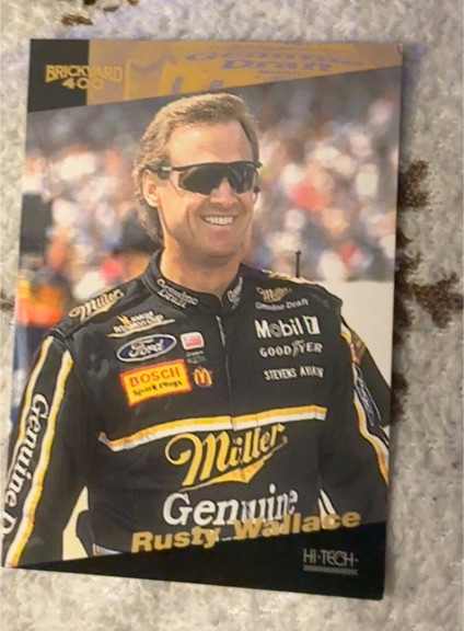 1994 Hi-Tech Brickyard 400 #83 Rusty Wallace — front