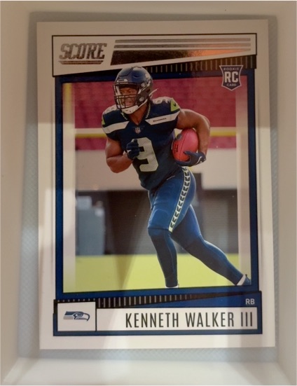 2022 Panini Score #329 Kenneth Walker III — front