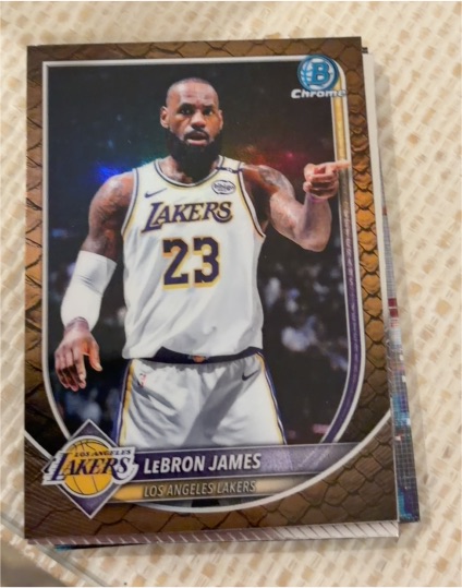 2025-26 Topps Bowman Chrome #BCV-121 LeBron James — front