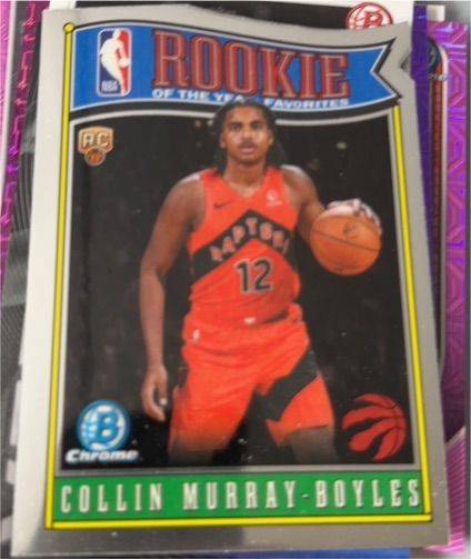 2025-26 Bowman Chrome #RY-9 Collin Murray-Boyles Rookie of the Year Favorites — front