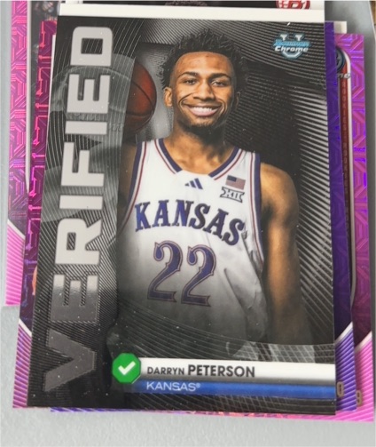 2025 Bowman Chrome Verified #BV-2 Darryn Peterson — front