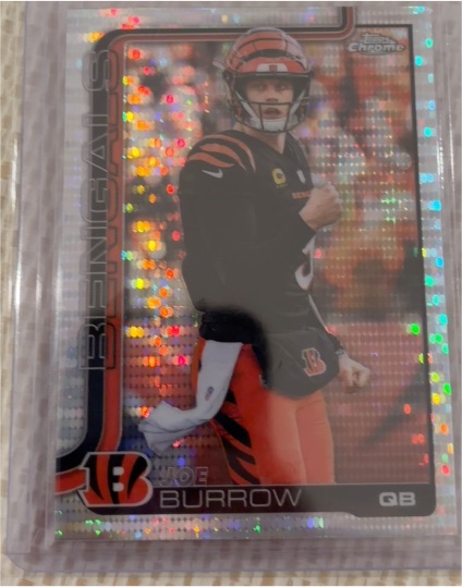 2025 Topps Chrome #61 Joe Burrow — front