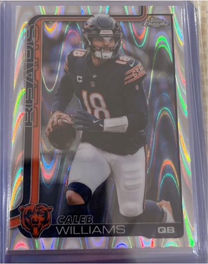 2025 Topps Chrome #52 Caleb Williams — front