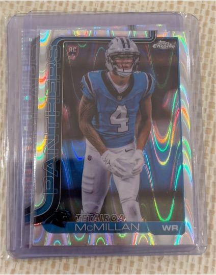 2025 Topps Chrome #326 Tetairoa McMillan — front