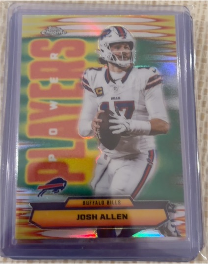 2025 Topps Chrome Power Players #PP-2 Josh Allen — front