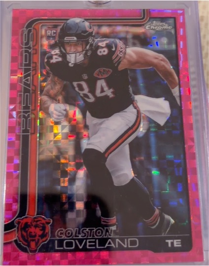 2025 Topps Chrome #345 Colston Loveland — front