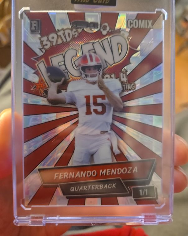 2025 Wild Card Comix Legend #Fernando Mendoza — front