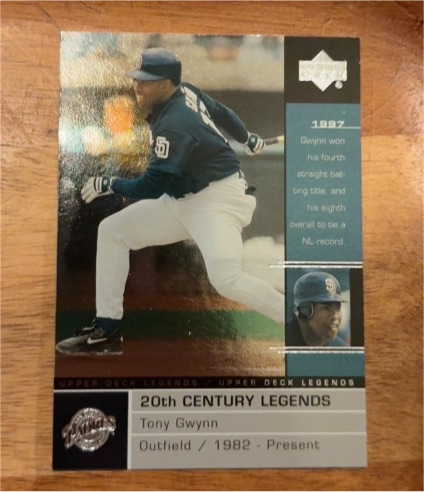 2000 Upper Deck Legends #119 Tony Gwynn — front