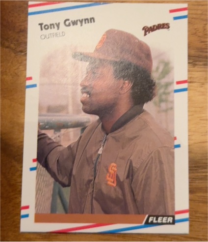 1988 Fleer #585 Tony Gwynn — front