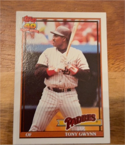 1991 Topps #180 Tony Gwynn — front