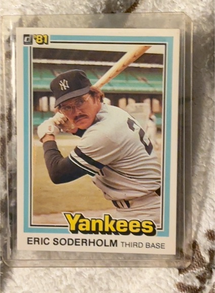 1981 Donruss #106 Eric Soderholm New York Yankees — front