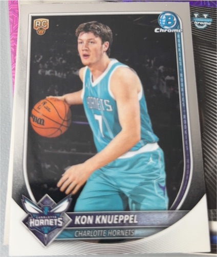 2025-26 Bowman Chrome #4 Kon Knueppel — front
